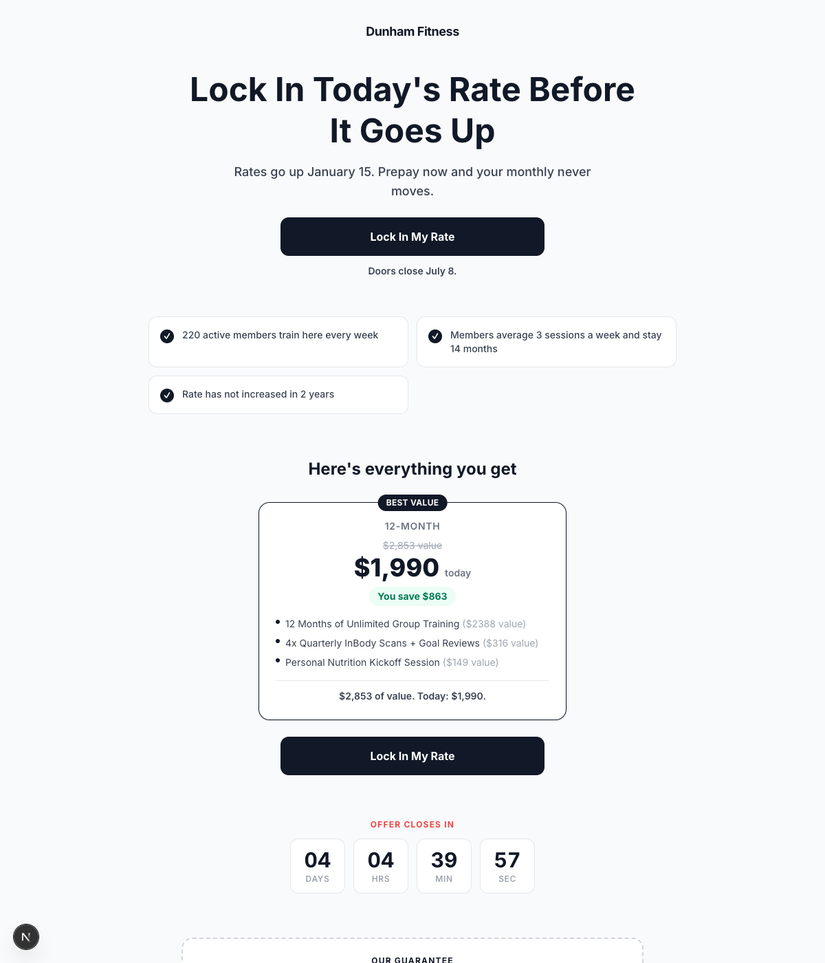 Hosted play page: a high-converting offer page for every play